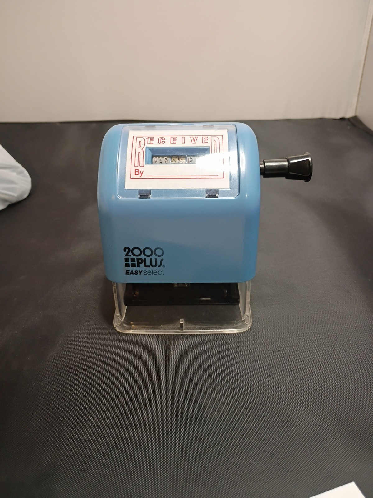 Self Inking Received Date Stamp Red Needs Ink Office Rubber Stamp Adjustable