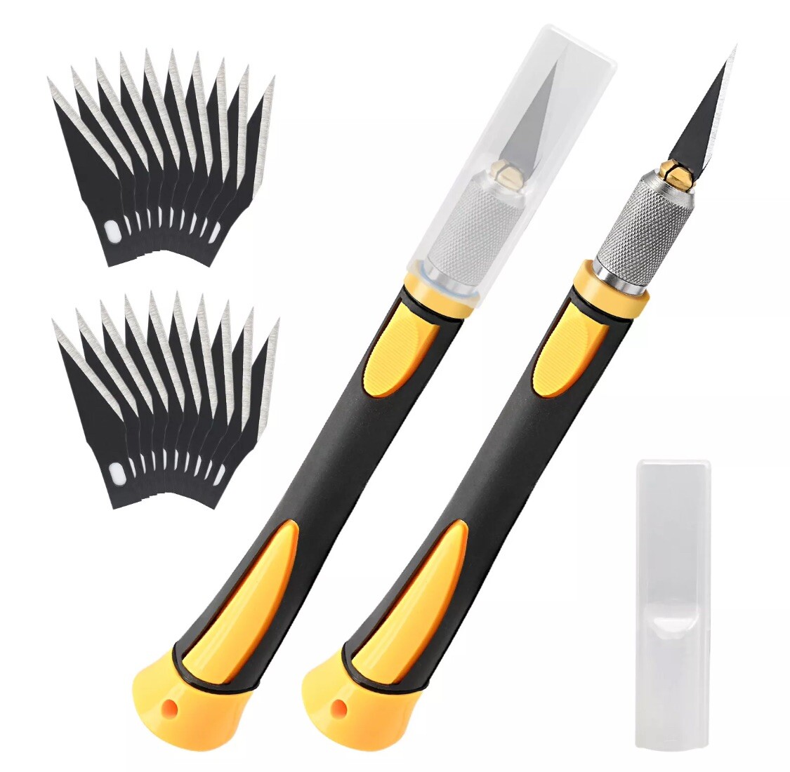 2PC Utility Film Cutter Knife PPF Tint Sticker Car Vinyl Wrap Craft Cutting Tool