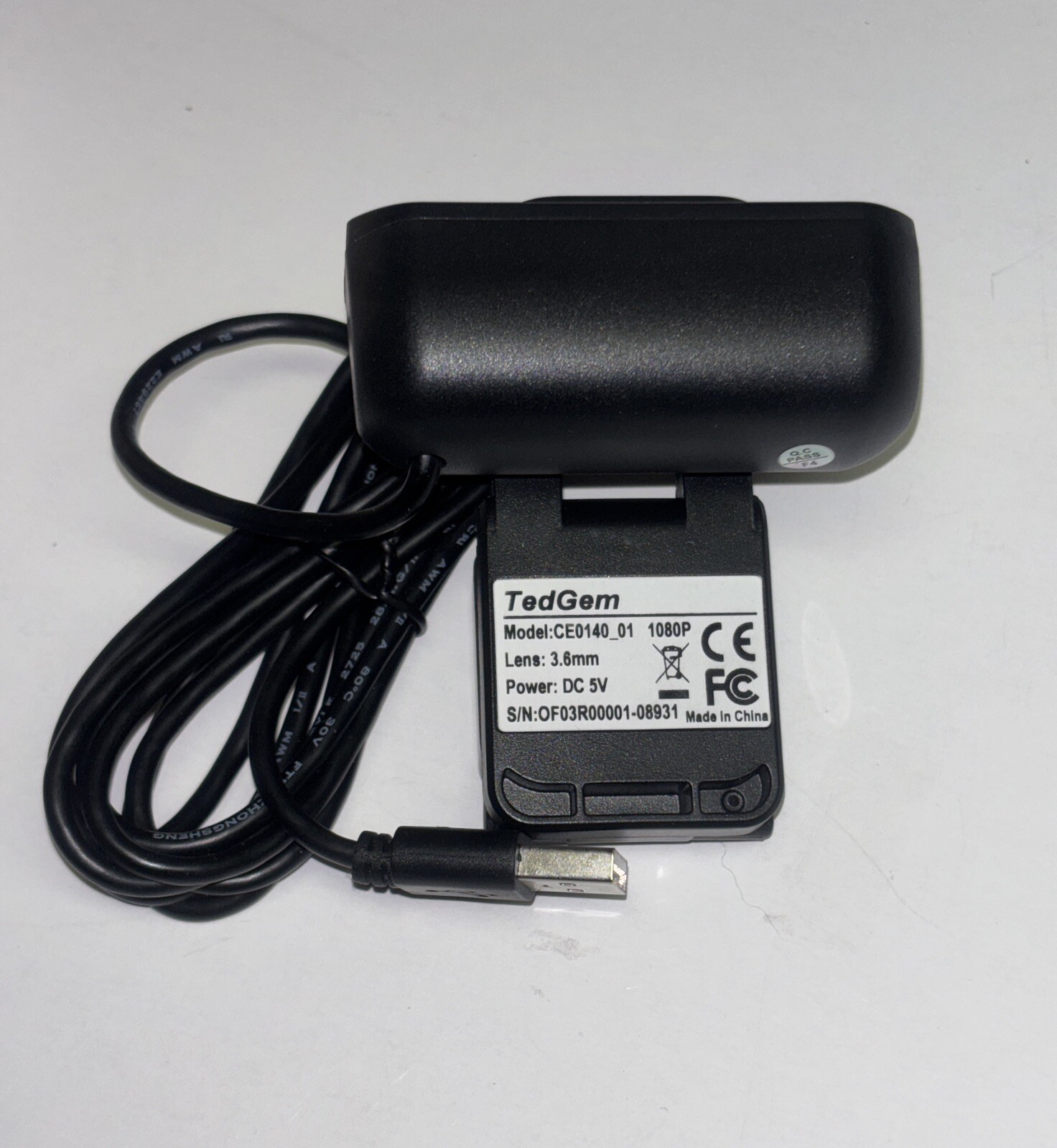 Webcams USB Camera TedGem Full HD, New And Tested, USB 2.0