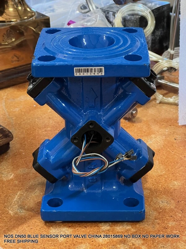 NOS DN50 BLUE SENSOR PORT VALVE CHINA 28015869 FREE SHIPPING