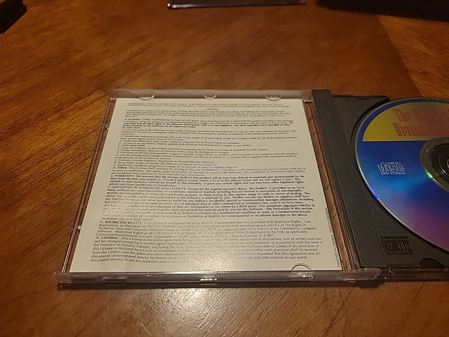 PC COMPUTER COREL PROFESSIONAL PHOTOS CD ROM INSTALLATION GUIDE