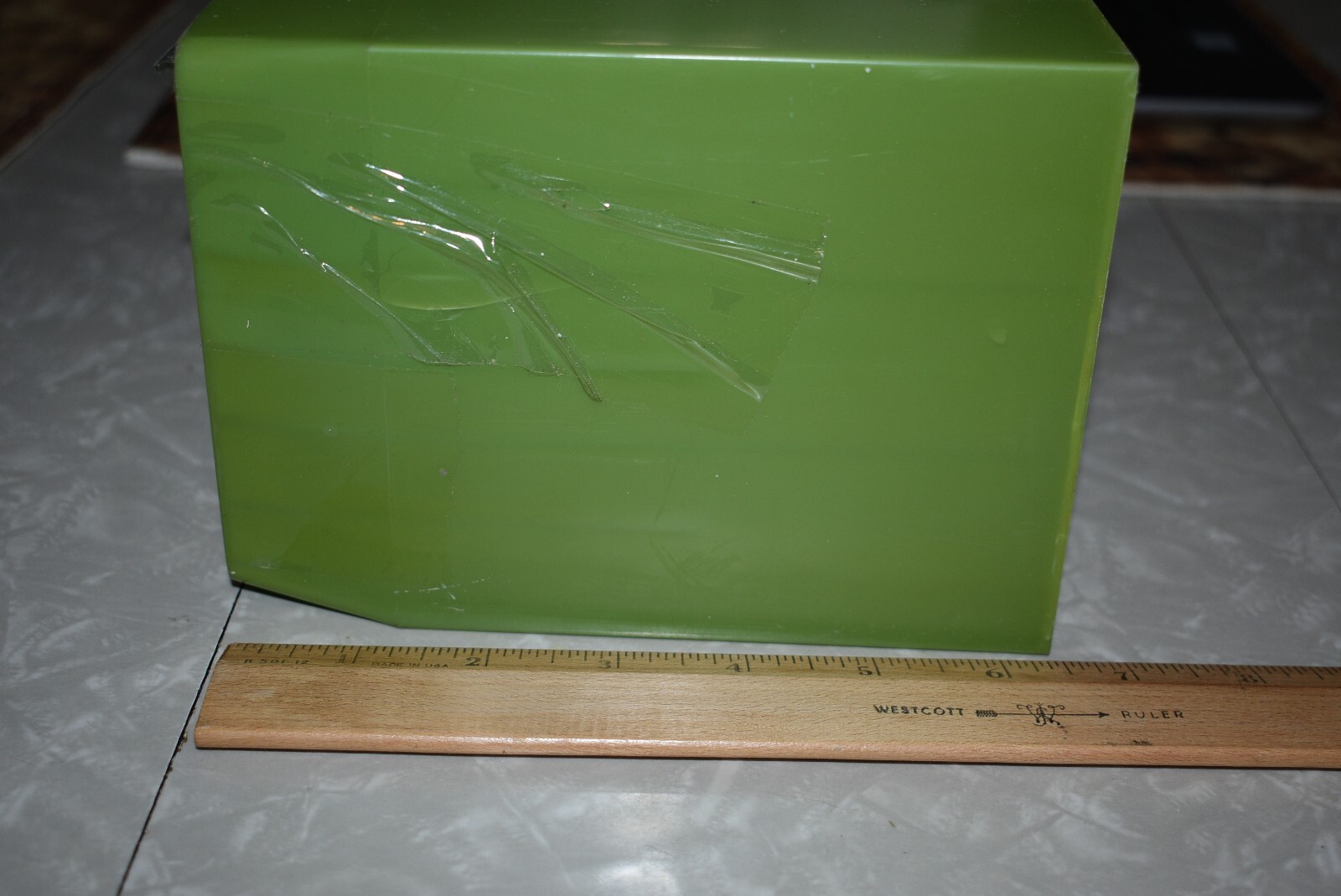 Retro 70s Akro-Mils Avocado Green Plastic 9 Drawer Bits & Bobs Storage Organizer