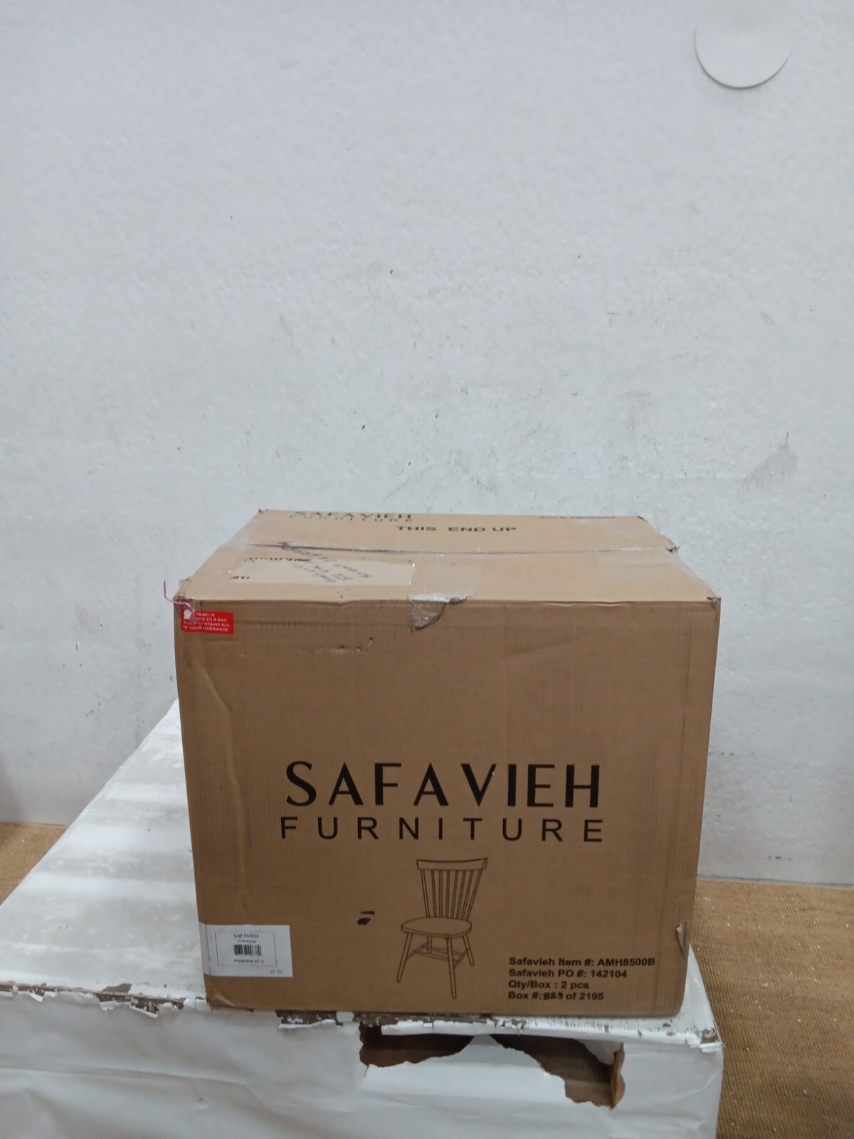 Safavieh PARKER SPINDEL SIDE CHAIR, Reduced Price 2172729005 AMH8500B