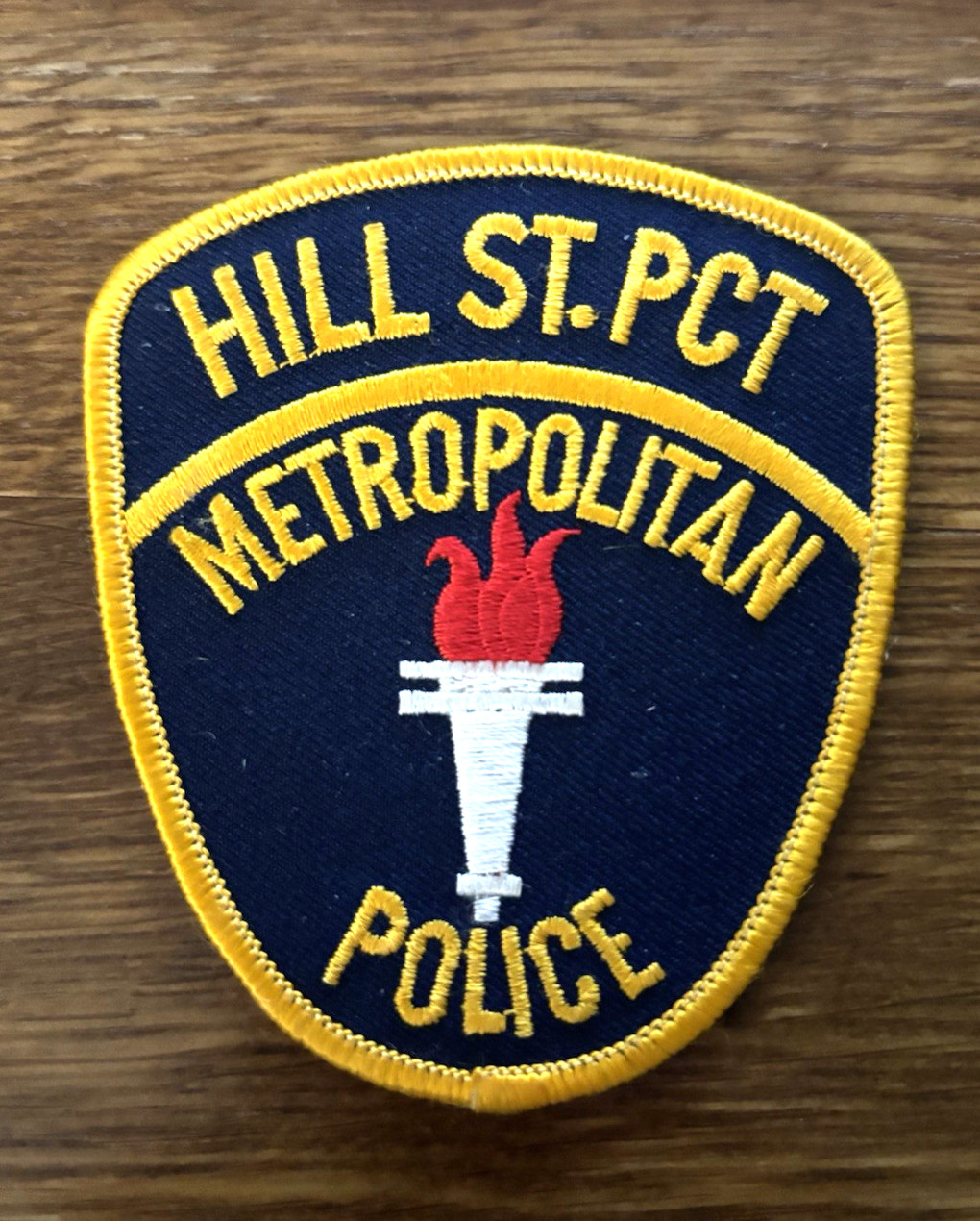 City of Chicago HILL ST PCT  Metropolitan PoliceTv Drama Hill Street Blues Patch