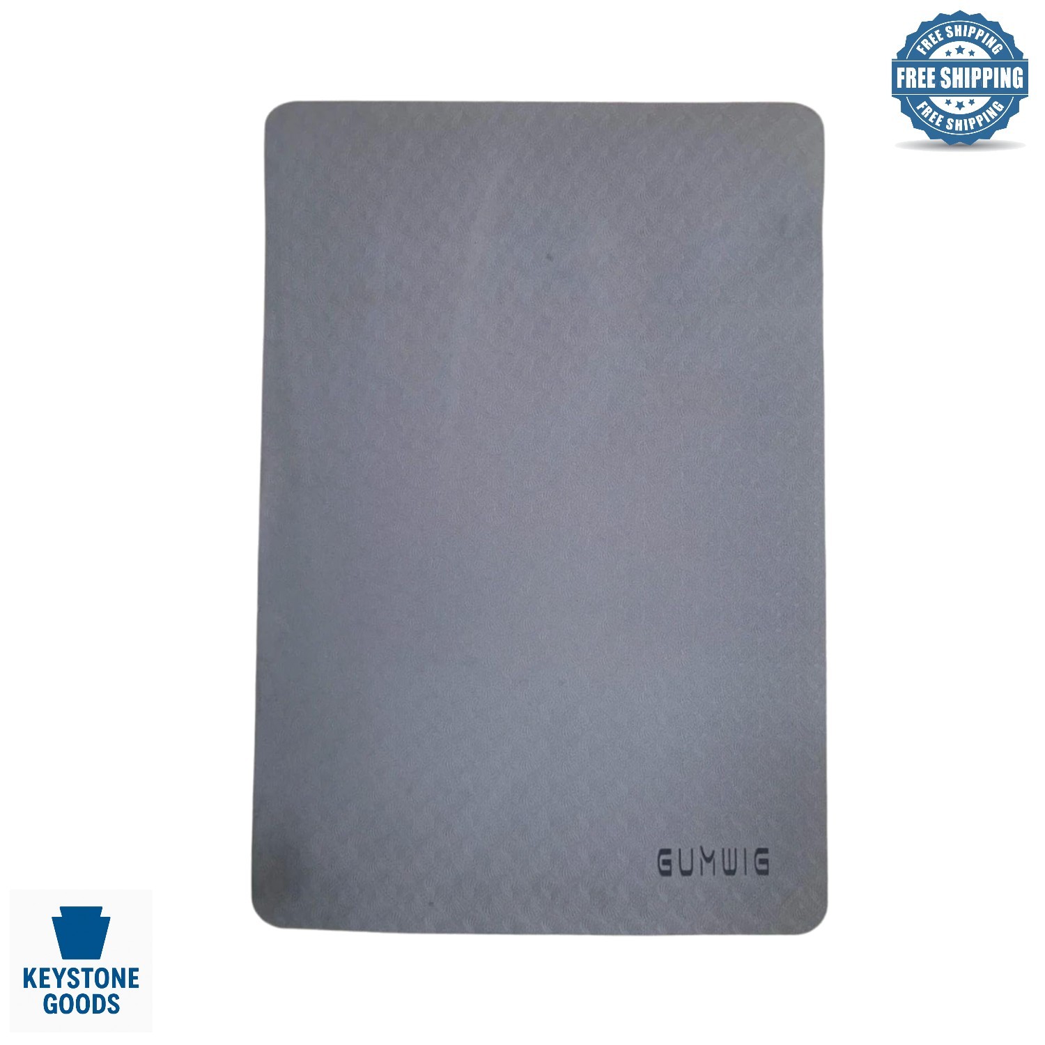 Large Under Desk Elliptical Equipment Mat - Anti-slip, Lightweight Rubber Pro...