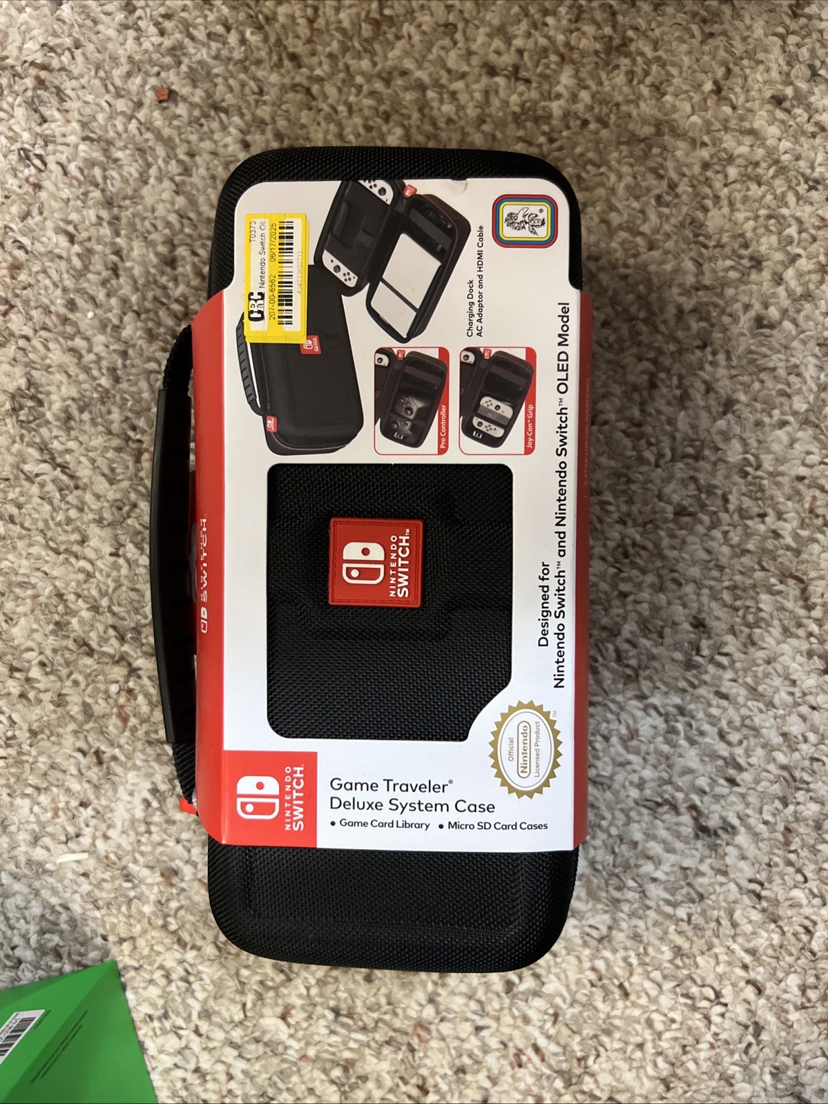 New Nintendo Switch Game Traveler Deluxe System Case (Black)