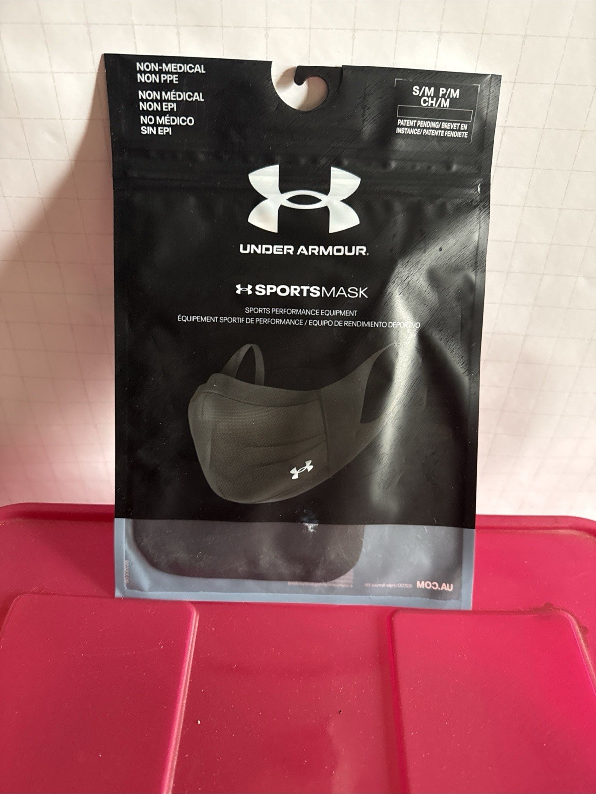 Under Armour Sportsmask Face Mask - Size S/M Black