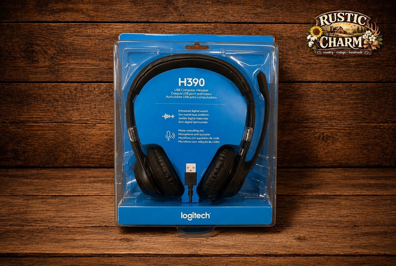 Logitech H390 Black Over the Ear Headset