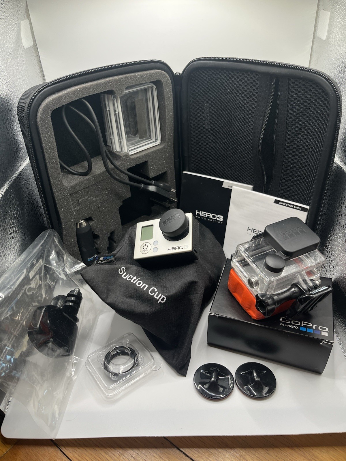 GoPro Hero 3 Action Camera With Accessories And Case