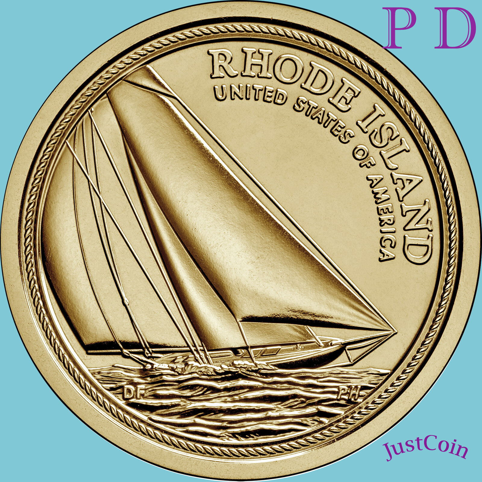 2022 P&D RHODE ISLAND (RI) INNOVATION DOLLARS TWO UNCIRCULATED COINS SET