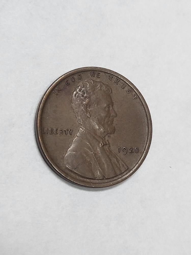 1920 Lincoln Cent LUSTER !