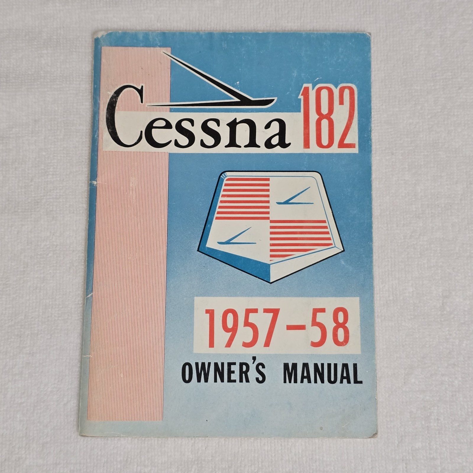 Vintage 1957-58 Cessna 182 Owner's Manual Book