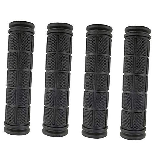 2 Pairs Bike Handlebar Grips for Bikes Black