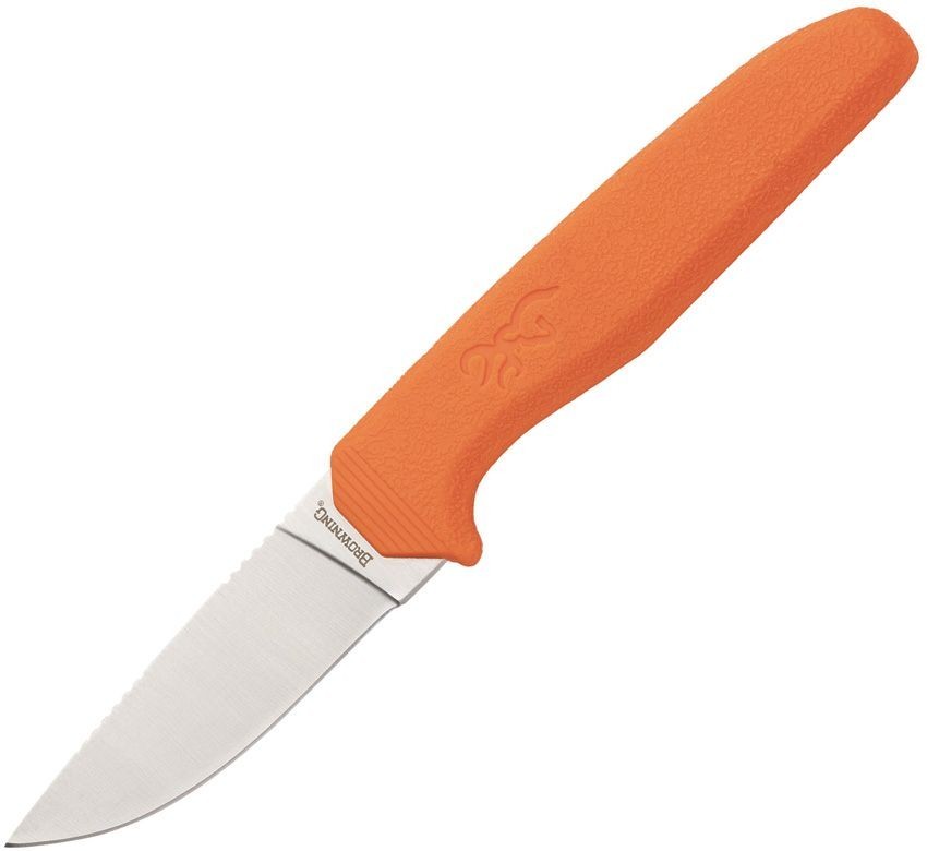 Browning Sharp Ridge Combo Orange Skinner Caper Saw Stainless Blades Rubber Grip