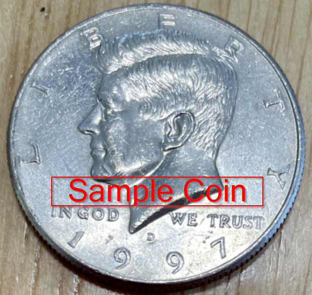 1997D John F Kennedy Half Dollar Coin Circulated Fifty Cents *Free Shipping*