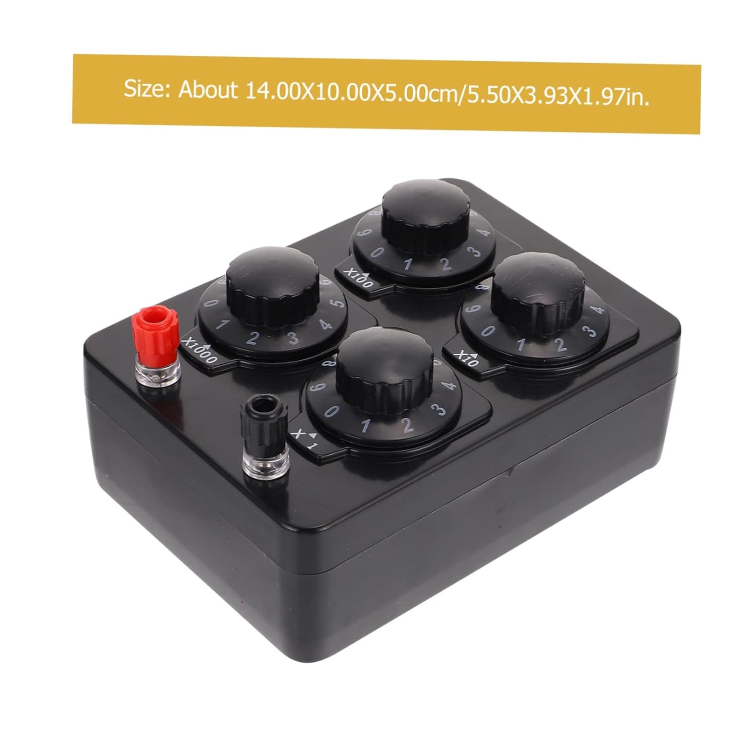 Variable Resistance Box 0 9999 Ohm Adjustable Resistor Decade Substitution Box