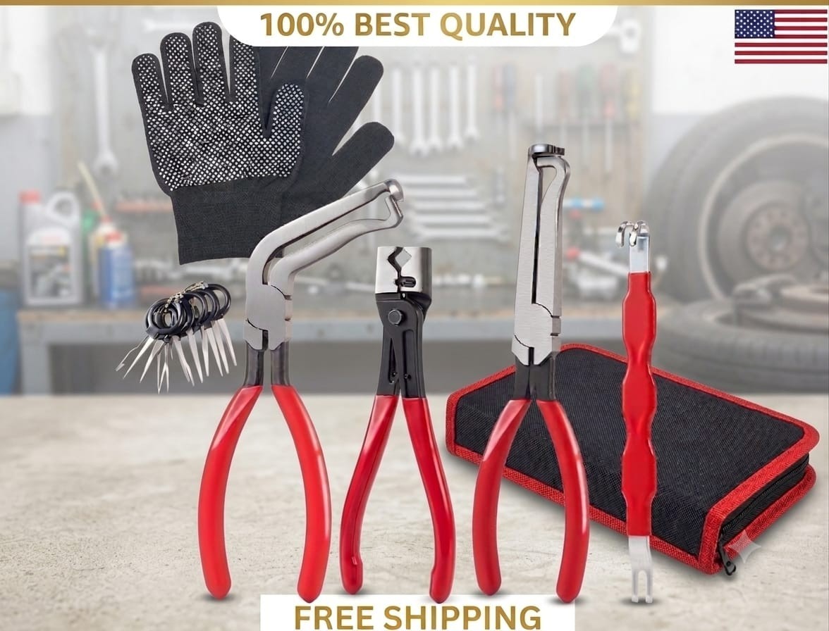 Electrical Disconnect Pliers Connector Separator Terminal Plug Removal Tool Kit