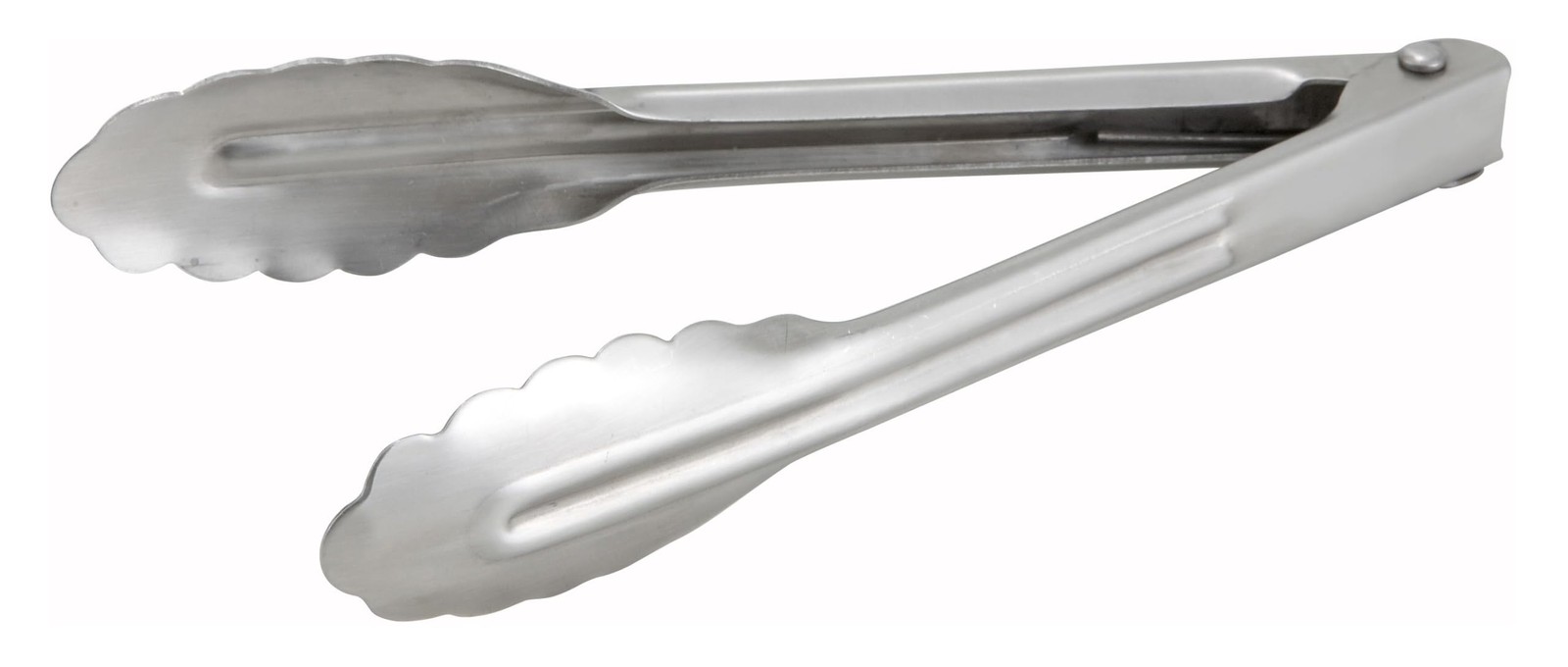 Coiled Spring Heavyweight Stainless Steel Utility Tong, 7-Inch