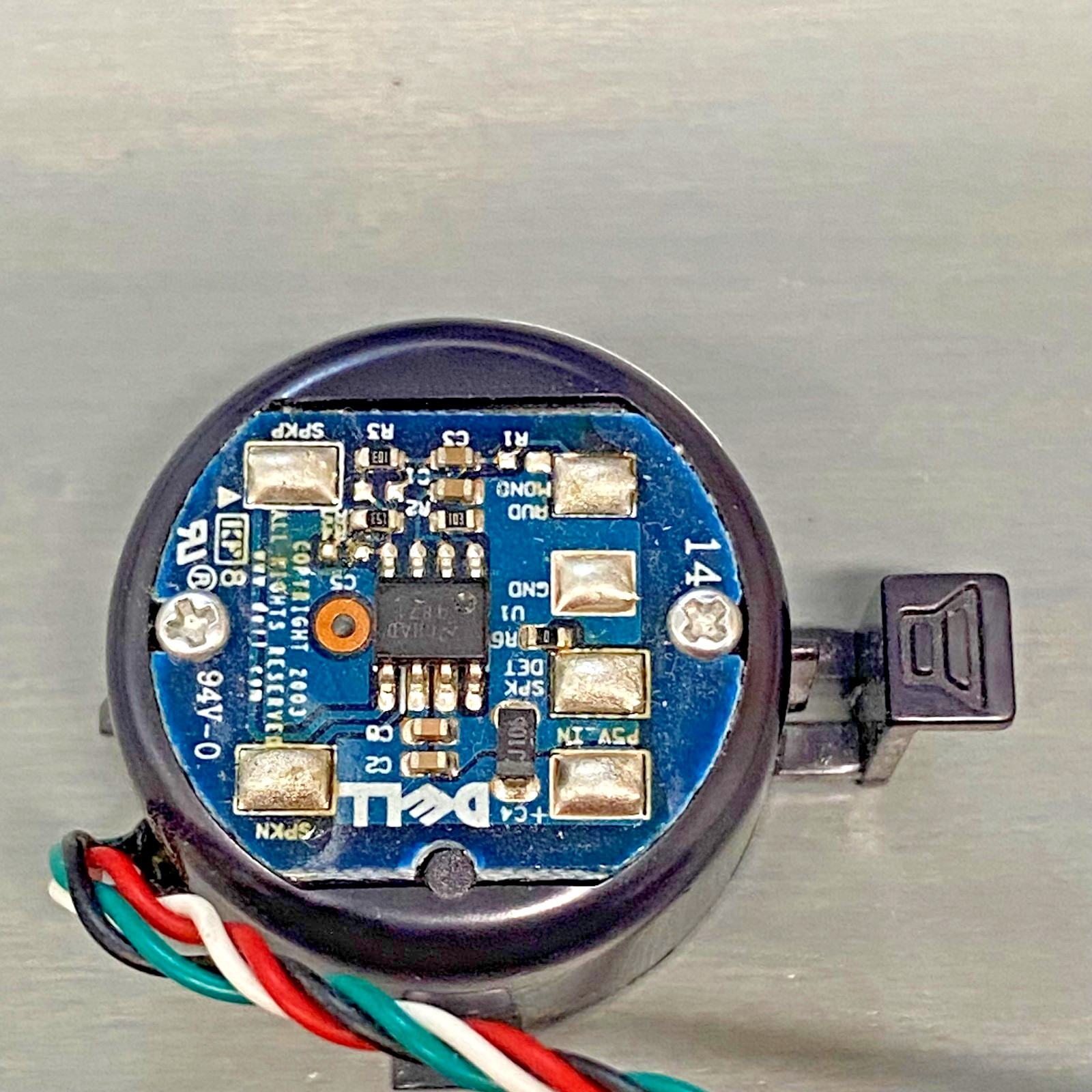 Dell D9899 Internal Speaker Assembly 0D9899 5 pin connector