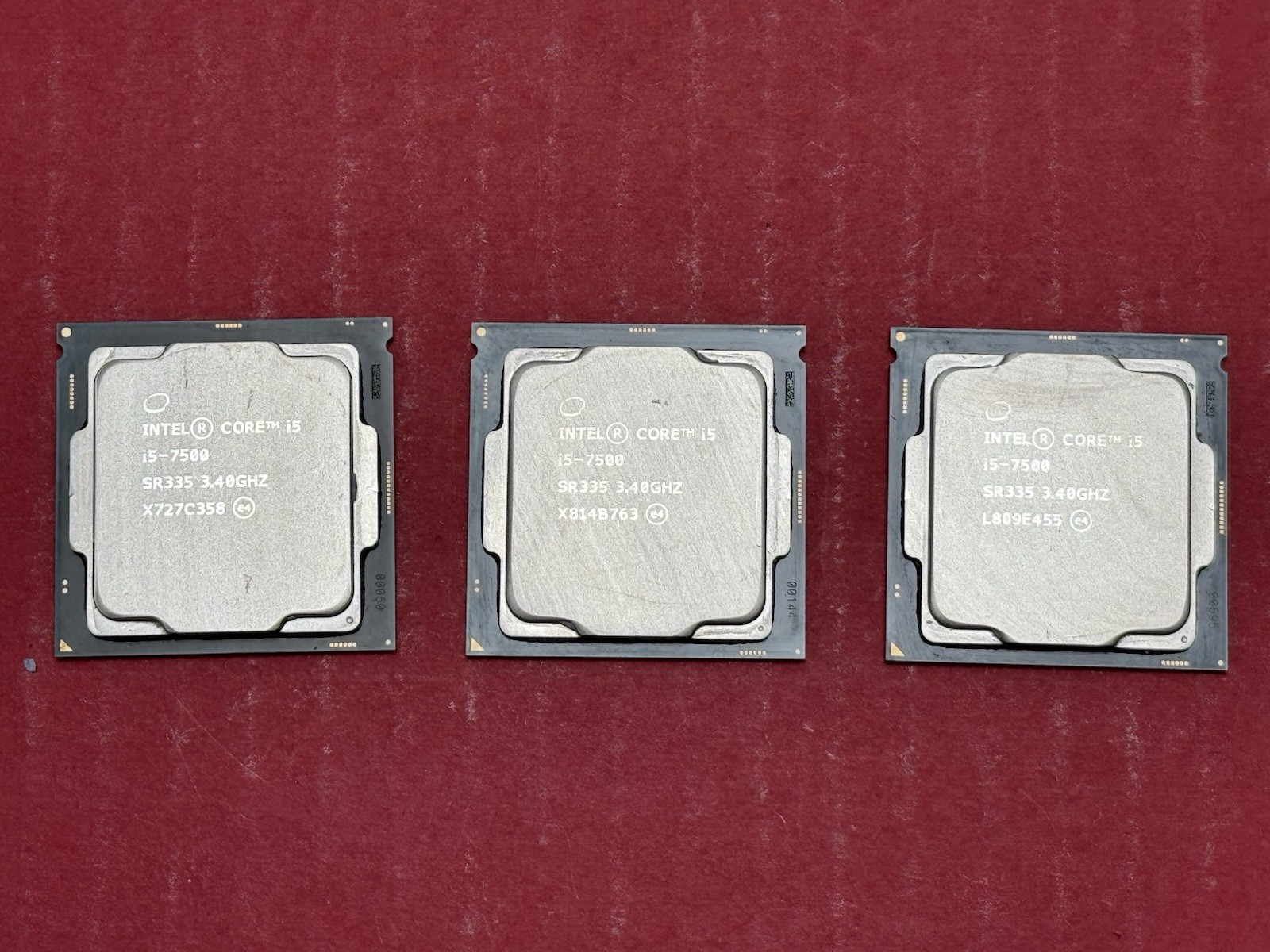Lot Of 3 Intel Core i5 7500 3.4GHz SR335 CPU  Processor
