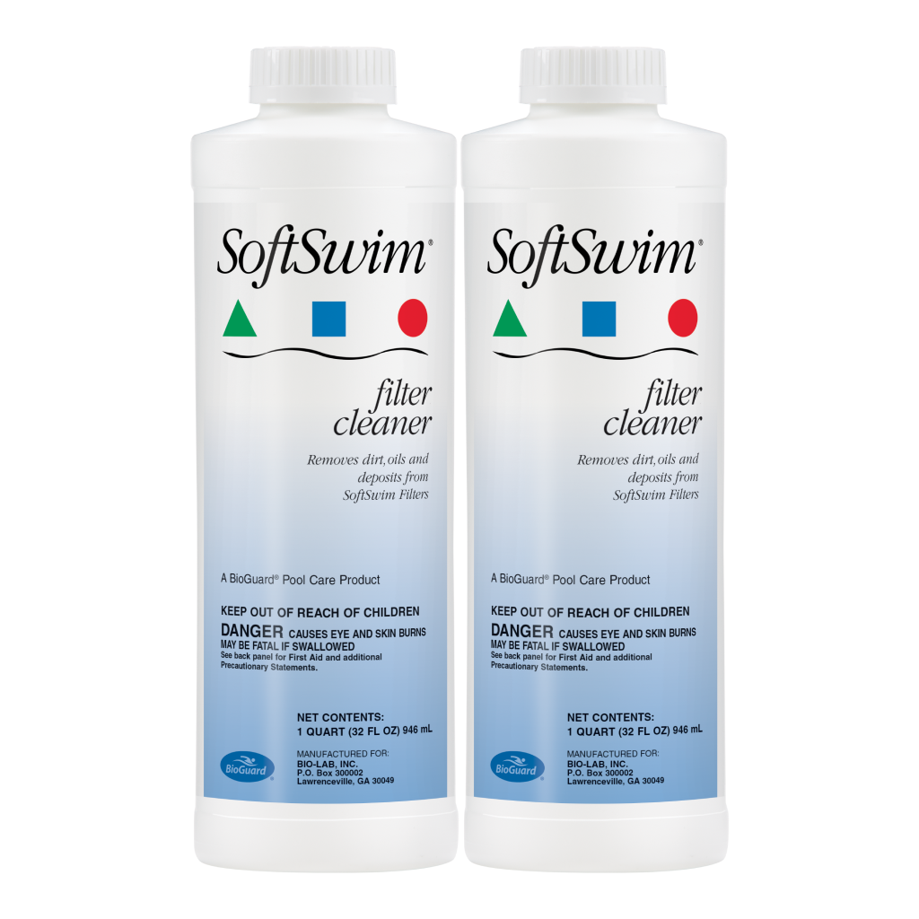 BioGuard Softswim Filter Cleaner - 1 qt (2 Pack)