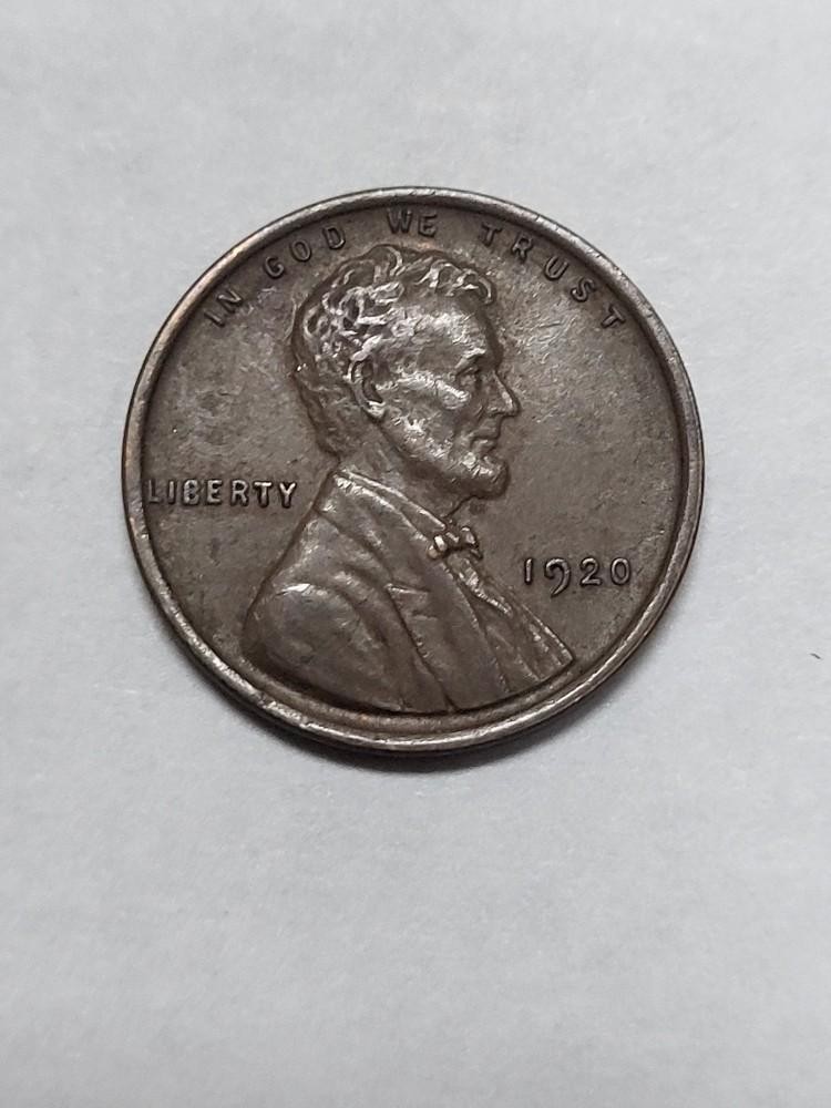 1920 Lincoln Cent LUSTER !