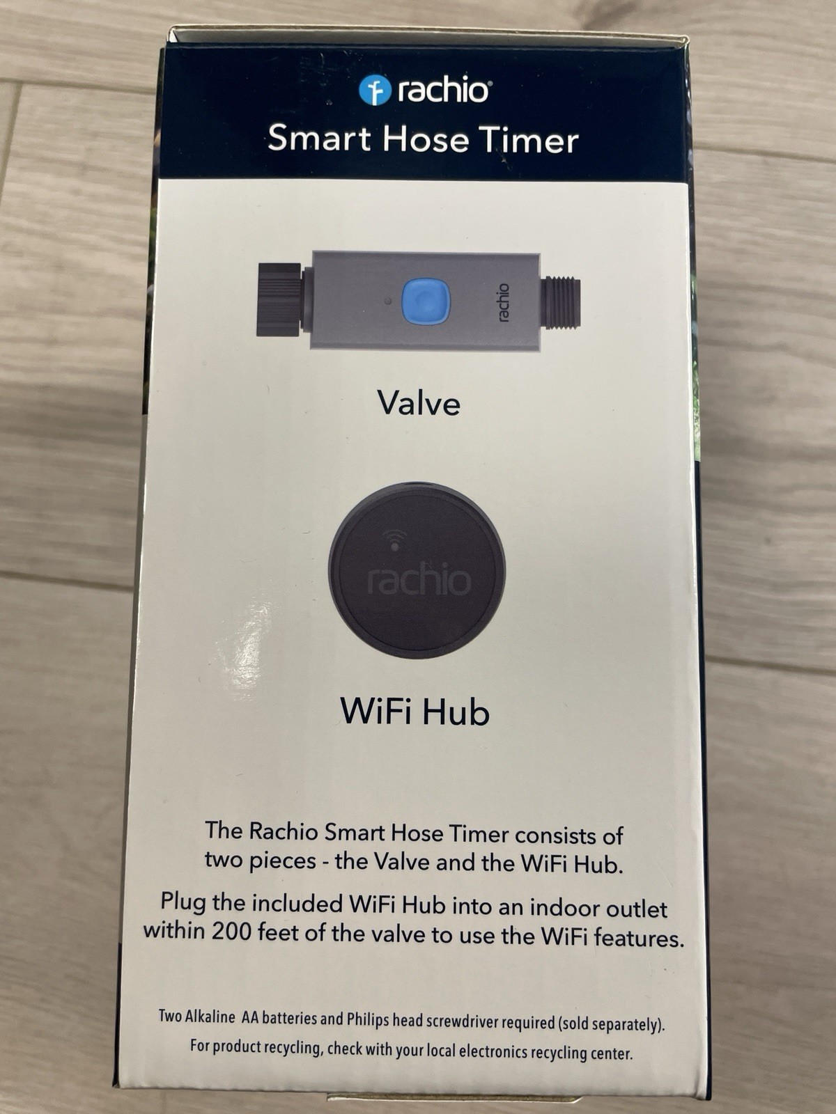 Rachio Smart Hose Timer Valve, WiFi Hub Bundle,