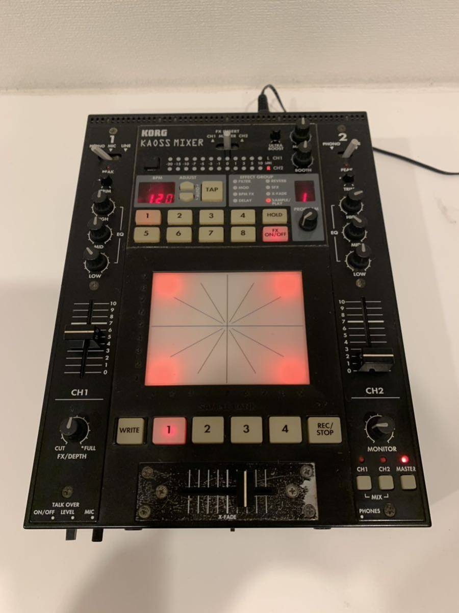 KORG KAOSS MIXER DJ Mixer Tested Working Kaoss Pad Japan