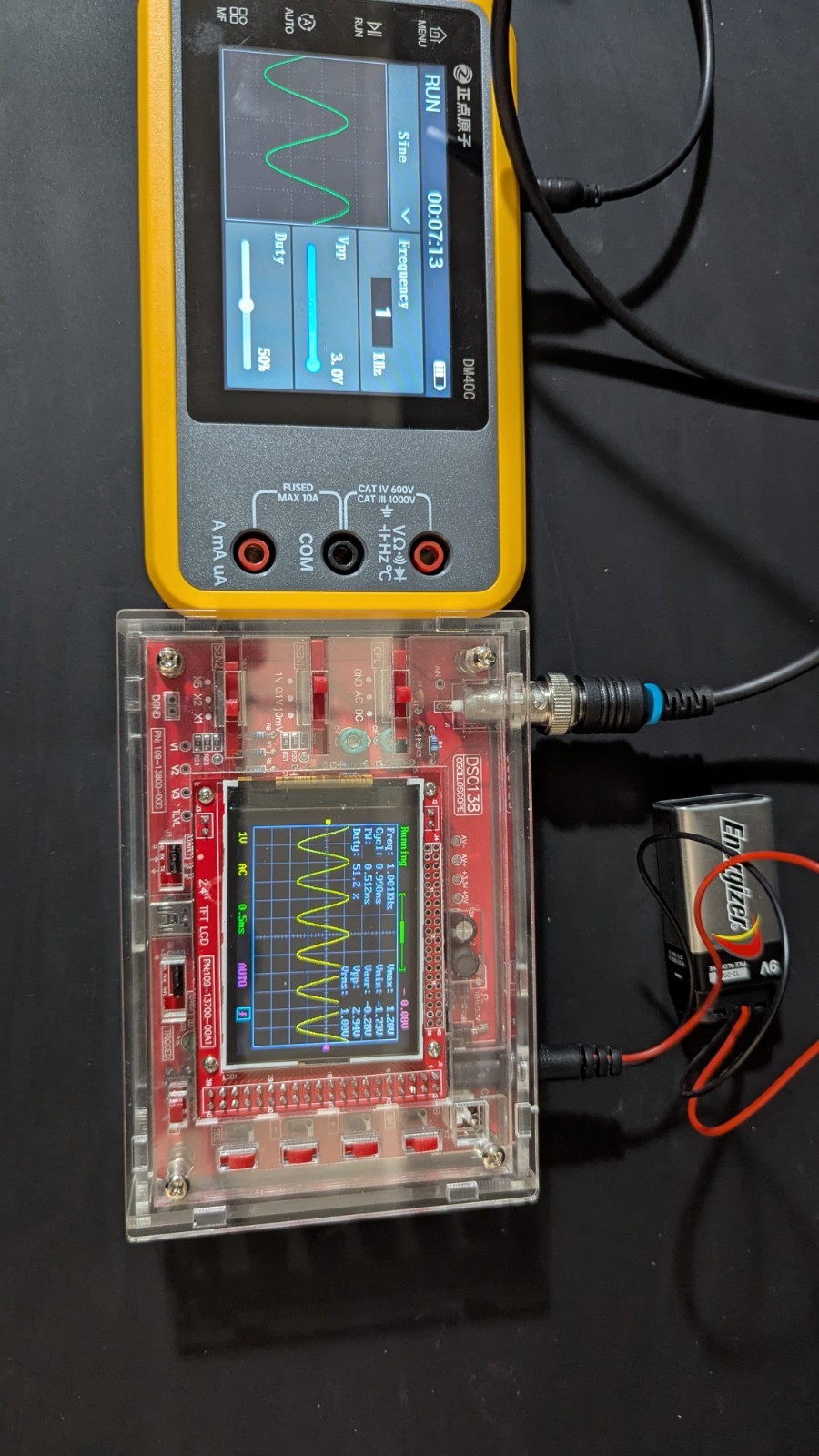 DSO138 2.4" TFT Digital Oscilloscope Fully Assembled with Acrylic Case