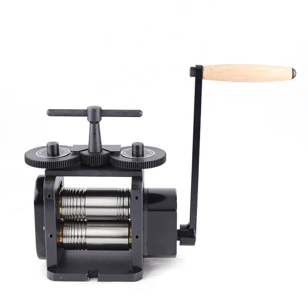 110mm Manual Combination Rolling Mill Machine Jewelry Press Equipment & Handle