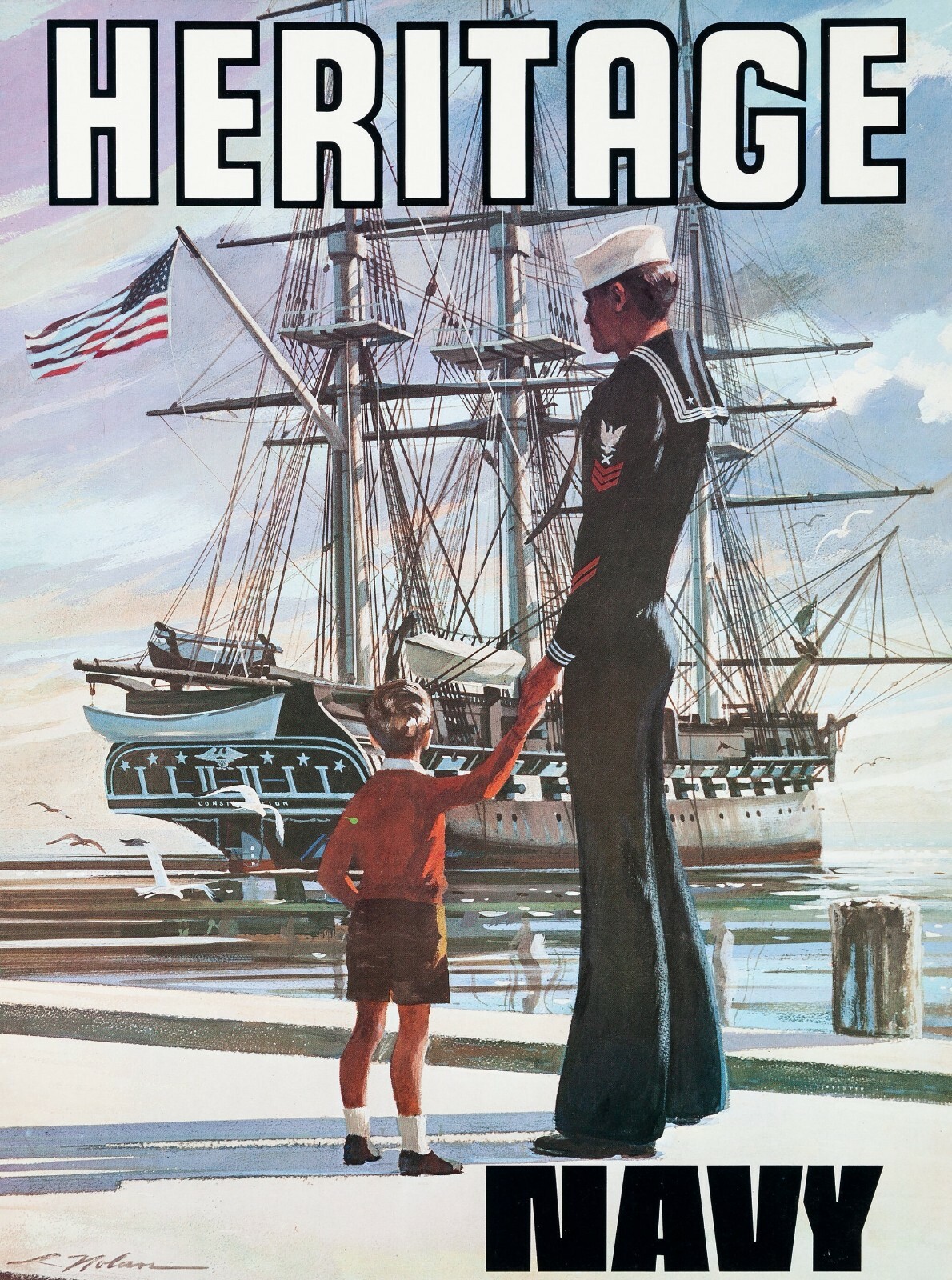 United States Navy NEW Metal Sign: Naval Heritage Theme