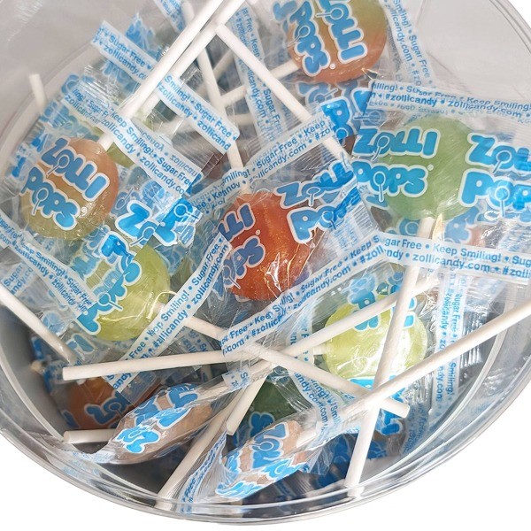 Pops Tropical Sugar Free Lollipops Candy - 16ct