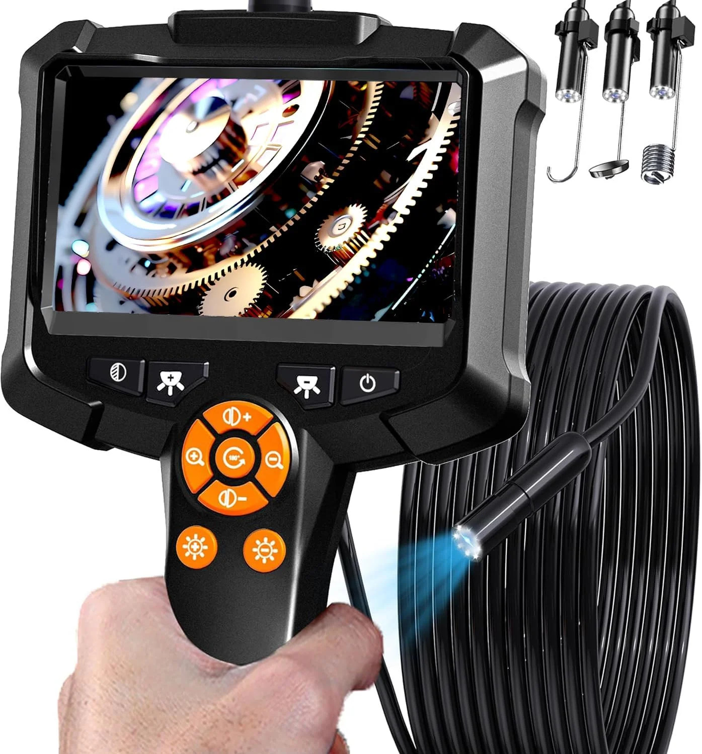 Daxiongmao Borescope, 1080P Industrial Endoscope Inspection Camera | Mechanical