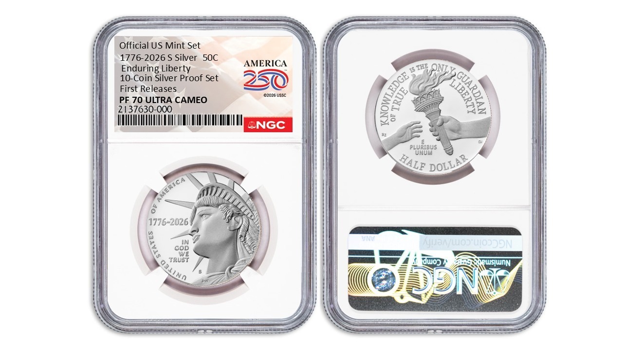 2026 S Silver Enduring Liberty 50C NGC PF70 UCameo First Releases #2830