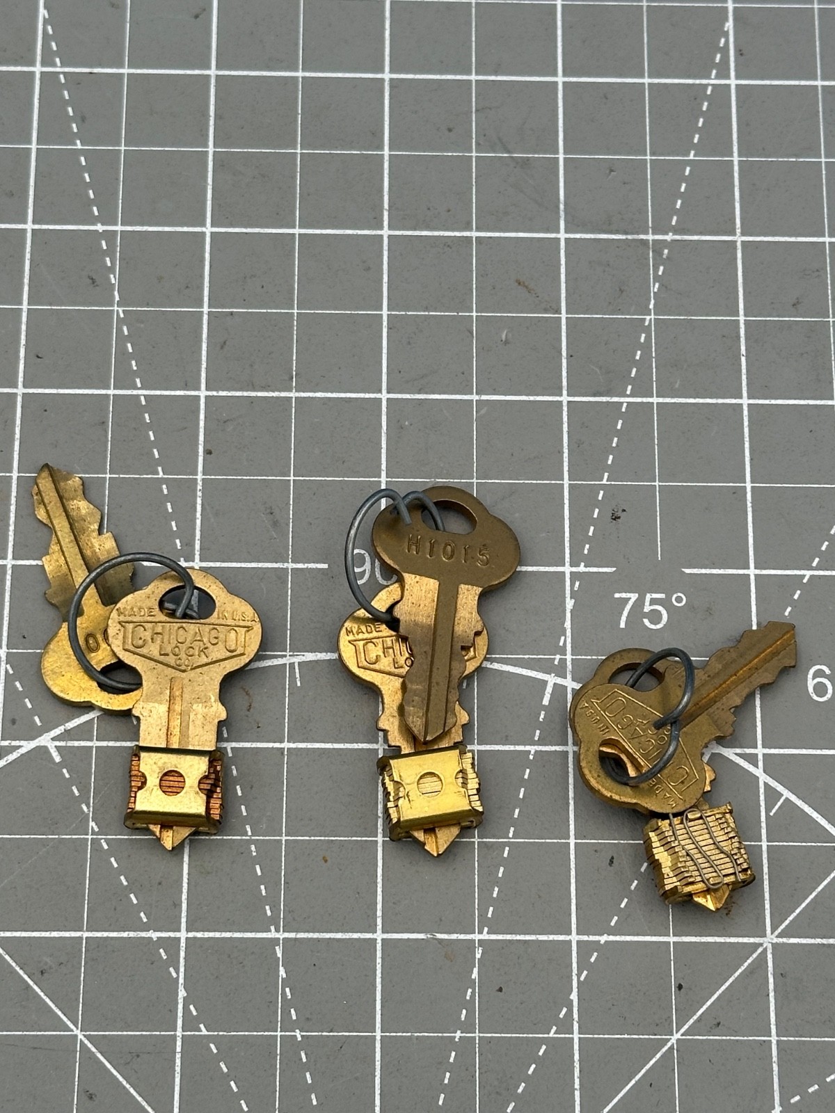 ATTN LOCKSMITH - CHICAGO CO KEYBLANKS WITH A NEST (SET OF WAFERS)