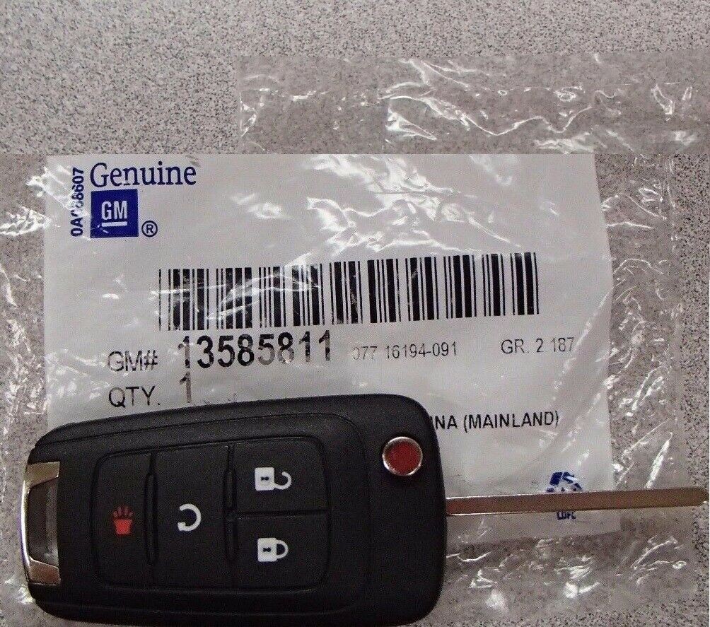 Genuine 2013-2015 Buick Encore Switchblade Flip Key Remote 13585811 AVL-B01T1AC