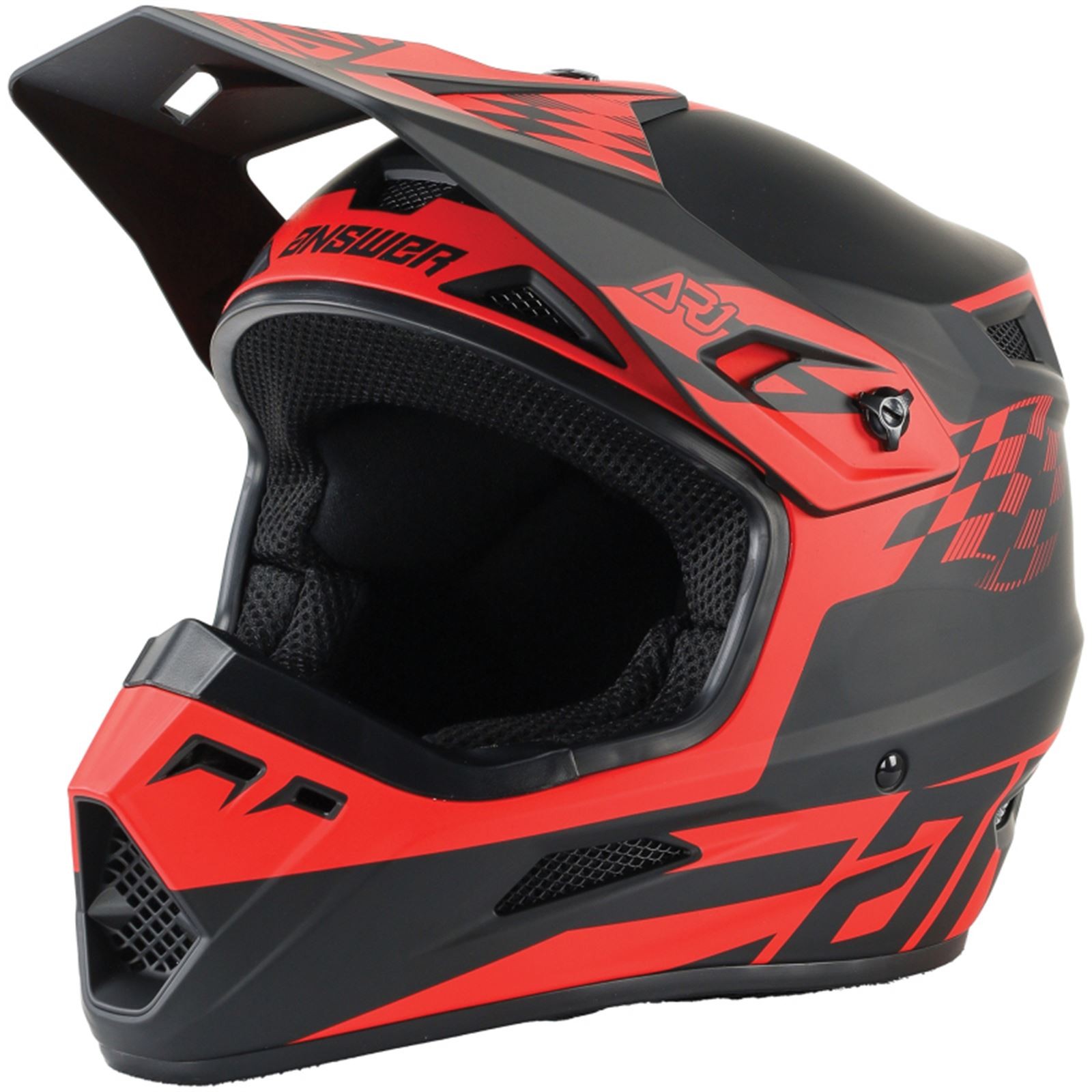 Answer AR1 Sweep Helmet - Black/Red - X-Small 442902
