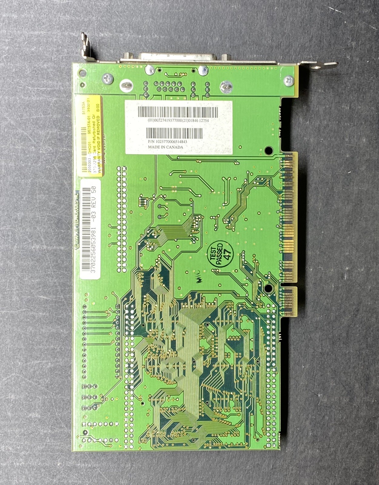 370-2256 Sun PGX 8-Bit Color Frame Buffer X3660A for Sun Workstations - Tested!