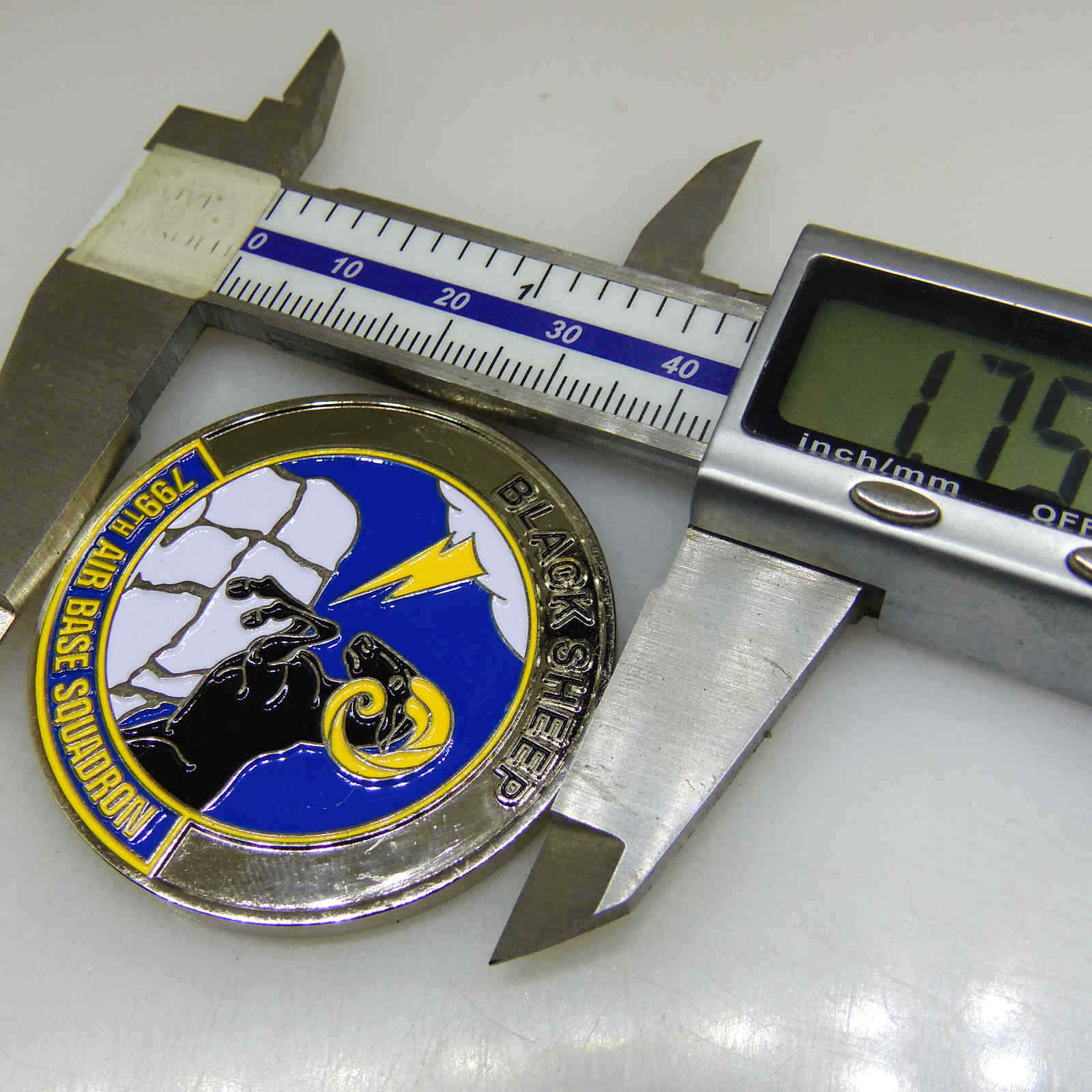 799TH AIR BASE SQUADRON BLACK SHEEP CHALLENGE COIN