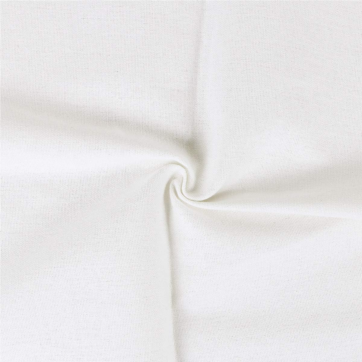 Linen Cotton Needlework Fabric,  White Linen Fabric Cloth for Embroidery Garment