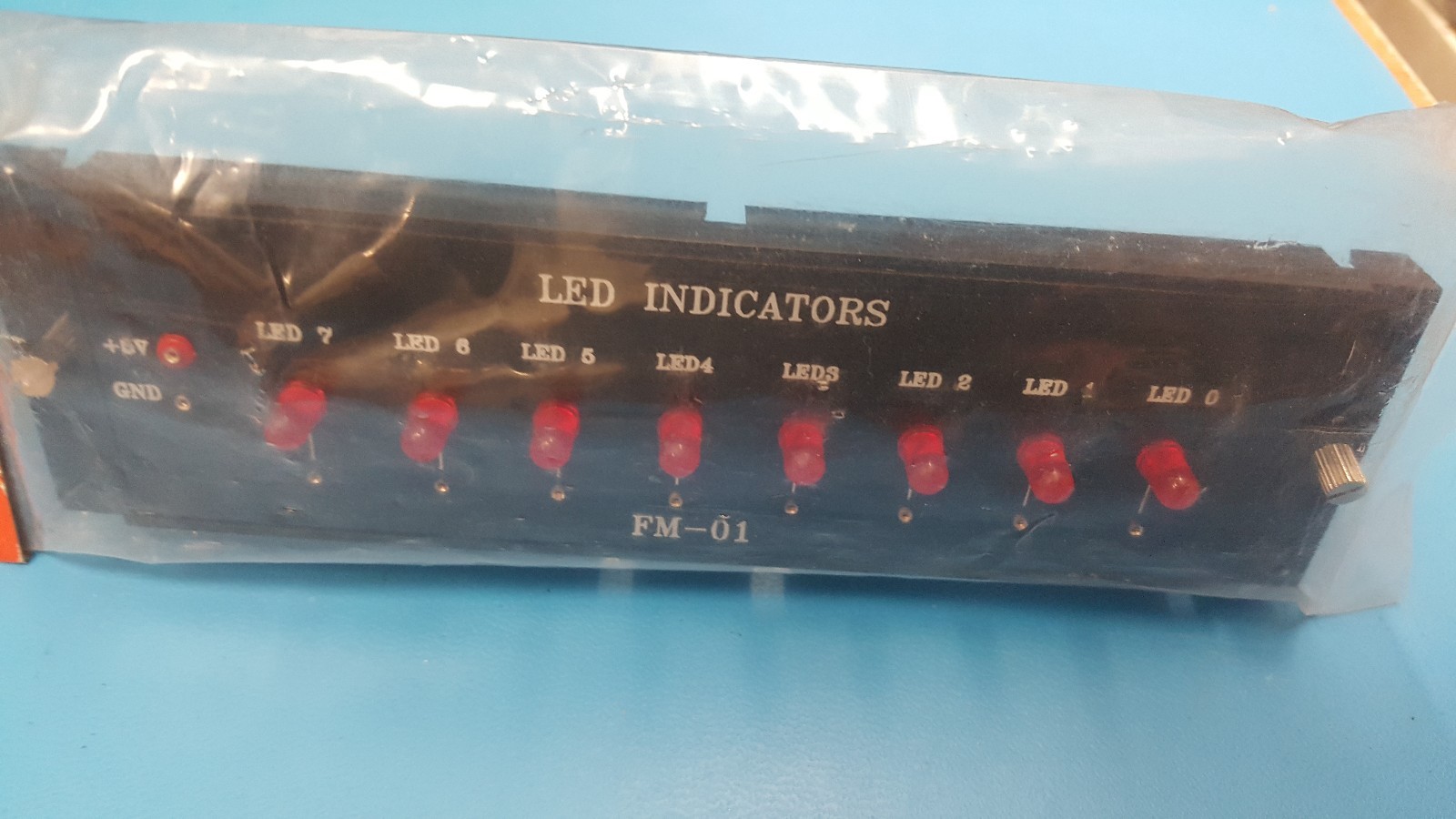 LED Indicators Panel Mount , K&H , FM-01, 5 VDC , 8 Led