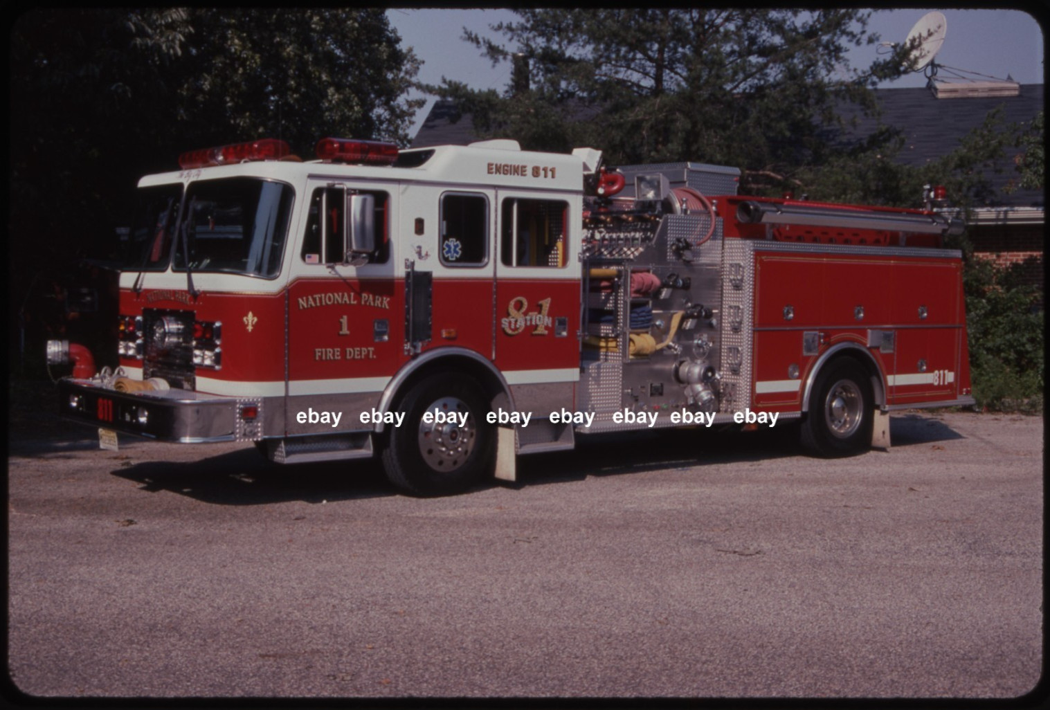 National Park NJ 1995 KME pumper Fire Apparatus Slide