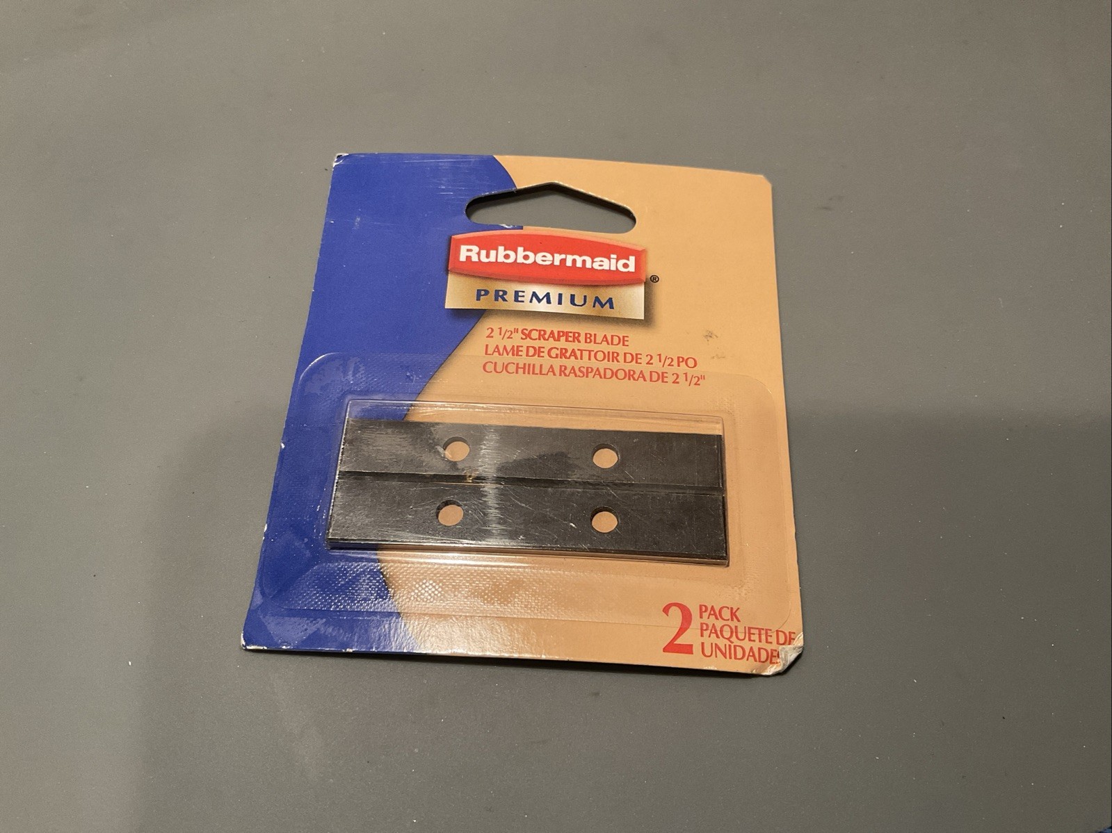 Rubbermaid 54806  2 1/2 Inch Replacement R=scaper Blade 2pk UPC 070042548068