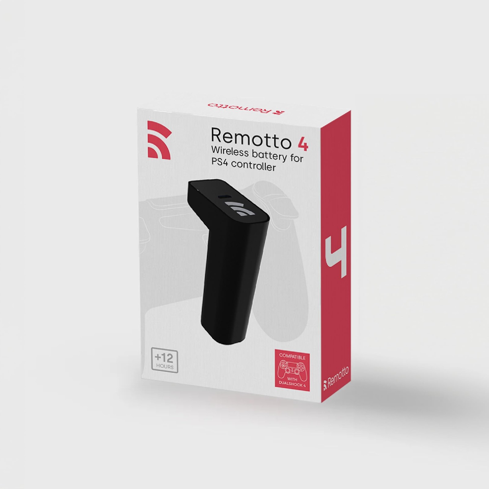 Wireless Charger for PS4 Controller, Portable Battery, Play While Charging