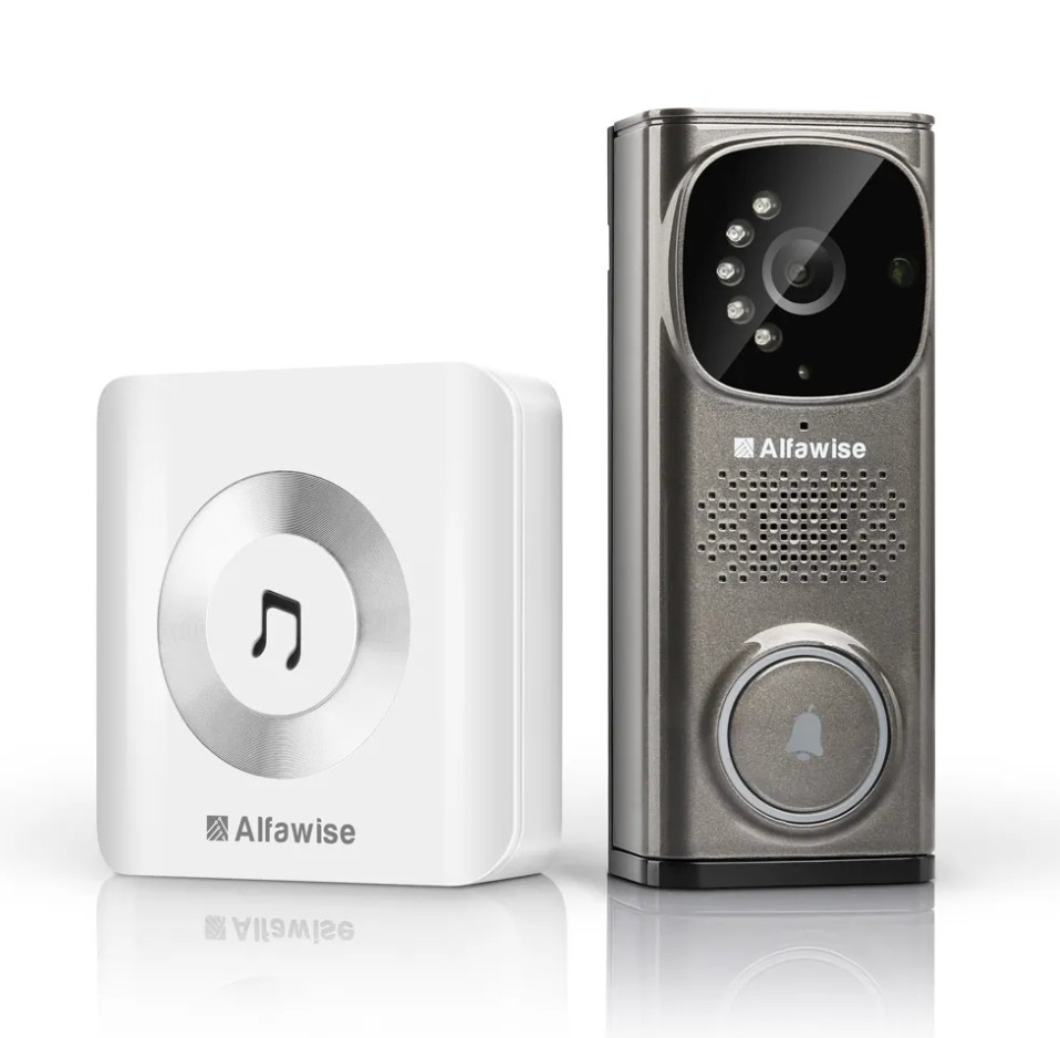 BRAND NEW Alfawise WD613 Wireless Smart Video Doorbell 1.91 × 1.26 × 4.72 in (48