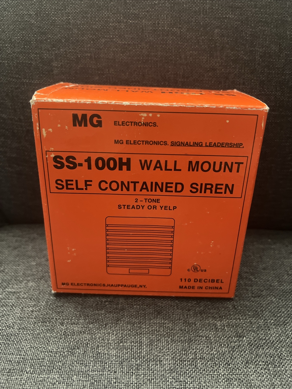 MG Electronics SS-100H Wall Mount Self Contained Siren 15 Watt