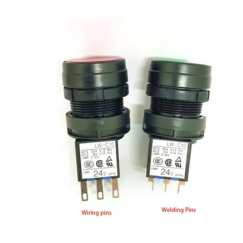 New For IDEC LW-C10 24V Push Button Switch Red Blue