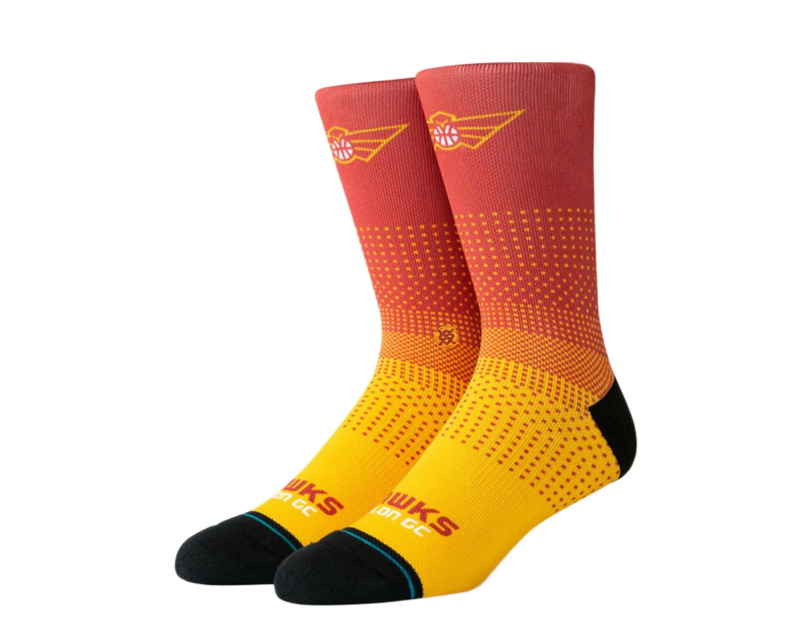 Stance NBA Atlanta Hawks Gaming Talon GC 2K Crew Socks in Multi-Color | Men's