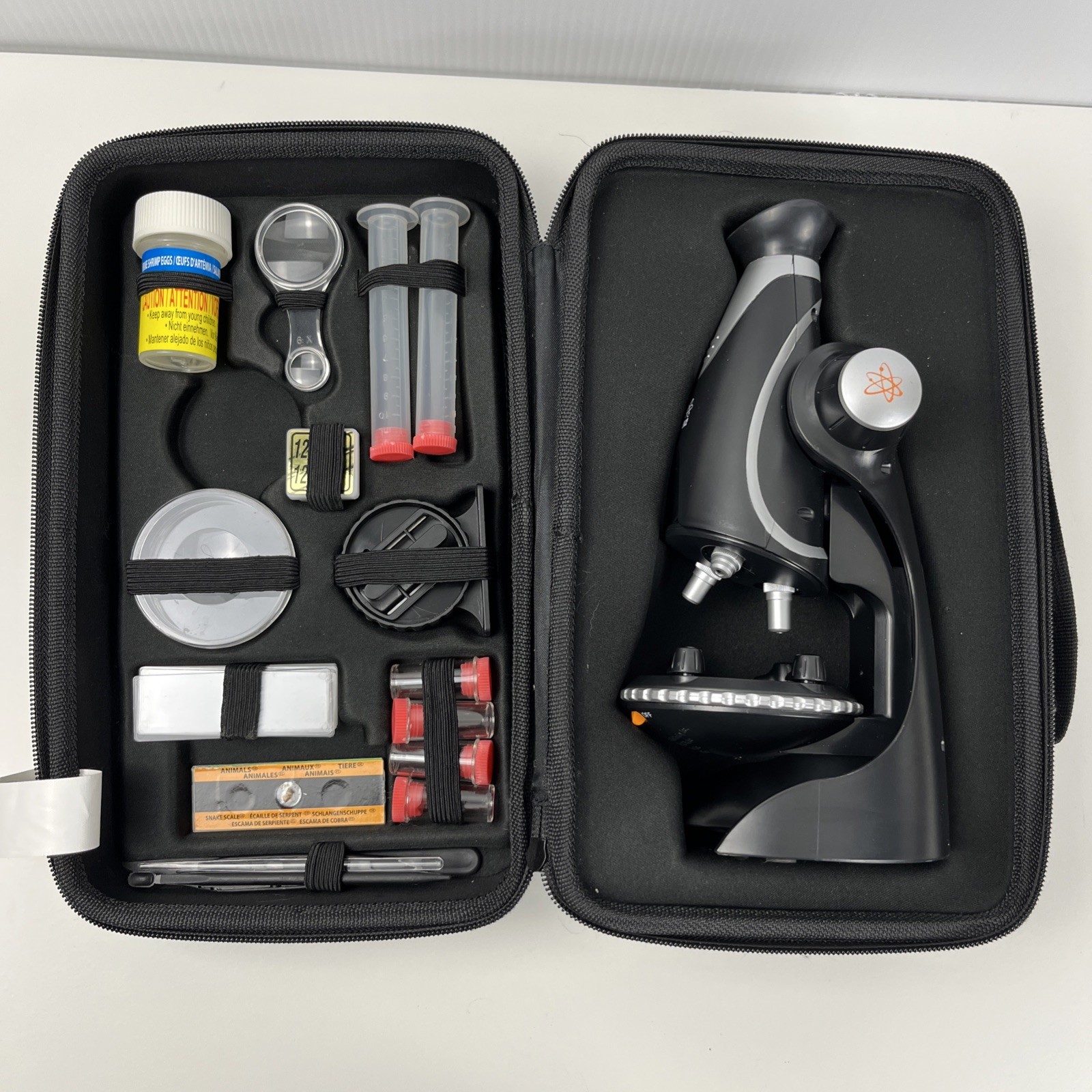 Edu Science 600x View Microscope With Case Edu Science Microscope For Kids