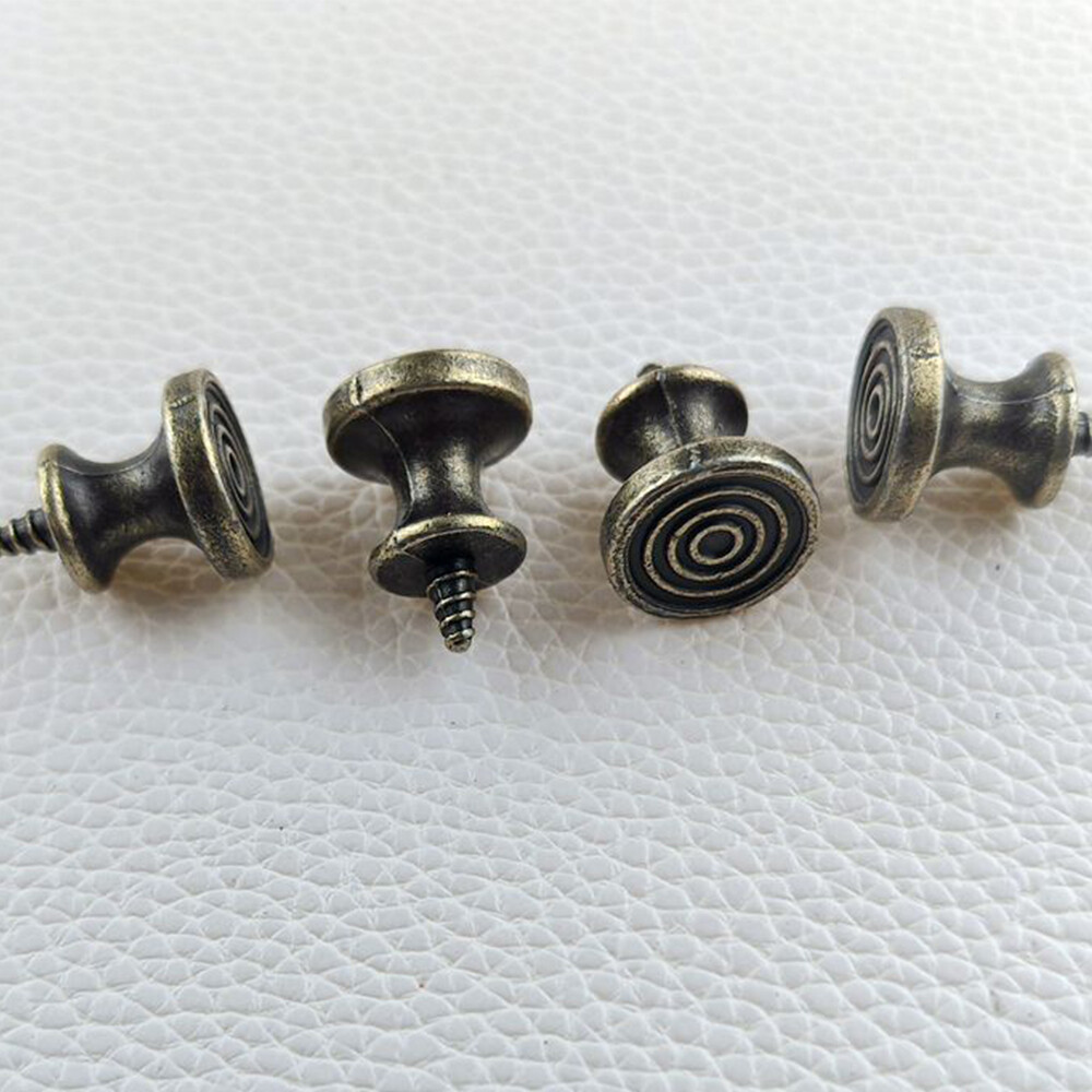 10Pcs Pull Handles Antique Bronze for Furniture Cabinet Drawer Dresser Door Knob